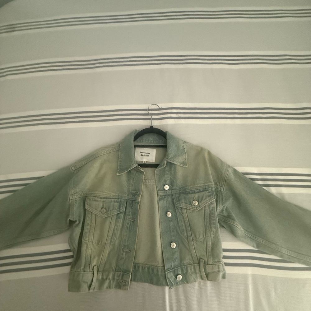 Reformation Jean Jacket Casual Oversized (adjustable waist) // XS
